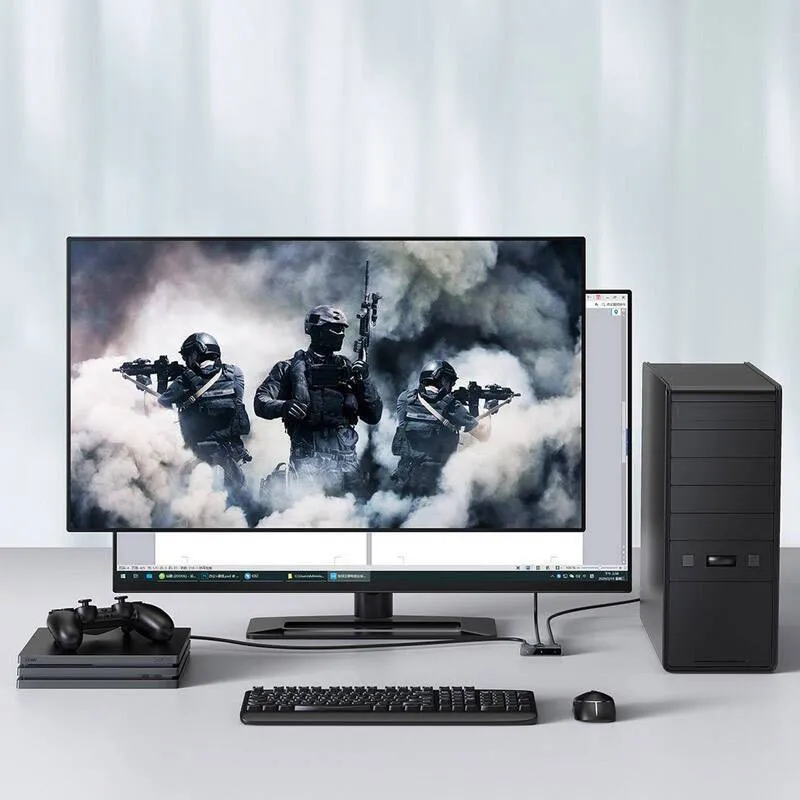 سوئیچ 1 به 2 HDMI باسئوس مدل CAHUB-BC0G