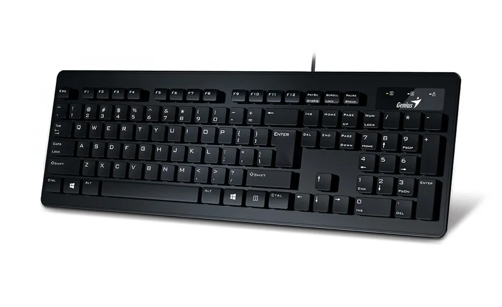 کیبورد و موس جنیوس مدل SLIM-STAR C130 با حروف فارسی