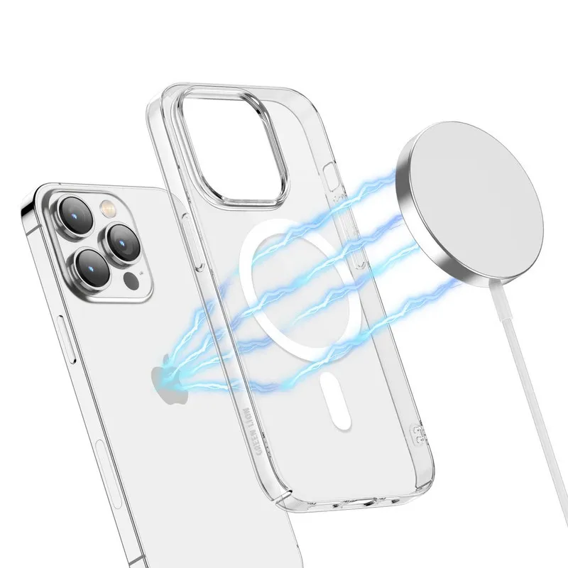 کاور گوشی گرین لاین مدل MagSafe Delgado مناسب برای iphone 14 Pro