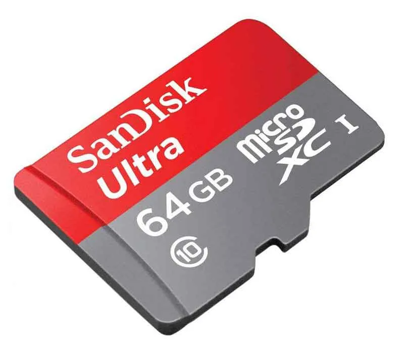 کارت حافظه microSDXC سن دیسک مدل Ultra A1 کلاس 10 استاندارد UHS-I سرعت 100MBps ظرفیت 64 گیگابایت