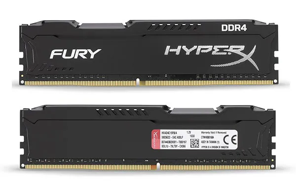 رم دسکتاپ DDR4 تک کاناله 2400 مگاهرتز هایپر ایکس مدل HX424C15FB4 ظرفیت 4 گیگابایت