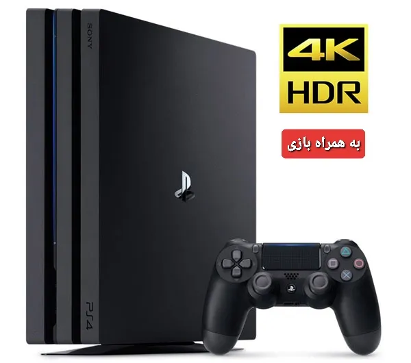 کنسول بازی سونی مدل Playstation 4 Pro ریجن 2 کد CUH-7216B ظرفیت 1 ترابایت به همراه بازی