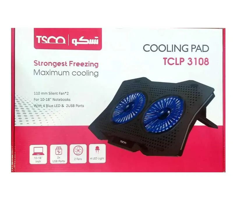 پایه خنک کننده لپ تاپ تسکو مدل TCLP 3108