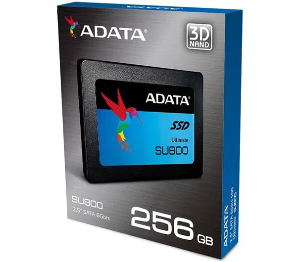 حافظه SSD ای دیتا مدل SU800 ظرفیت 256 گیگابایت