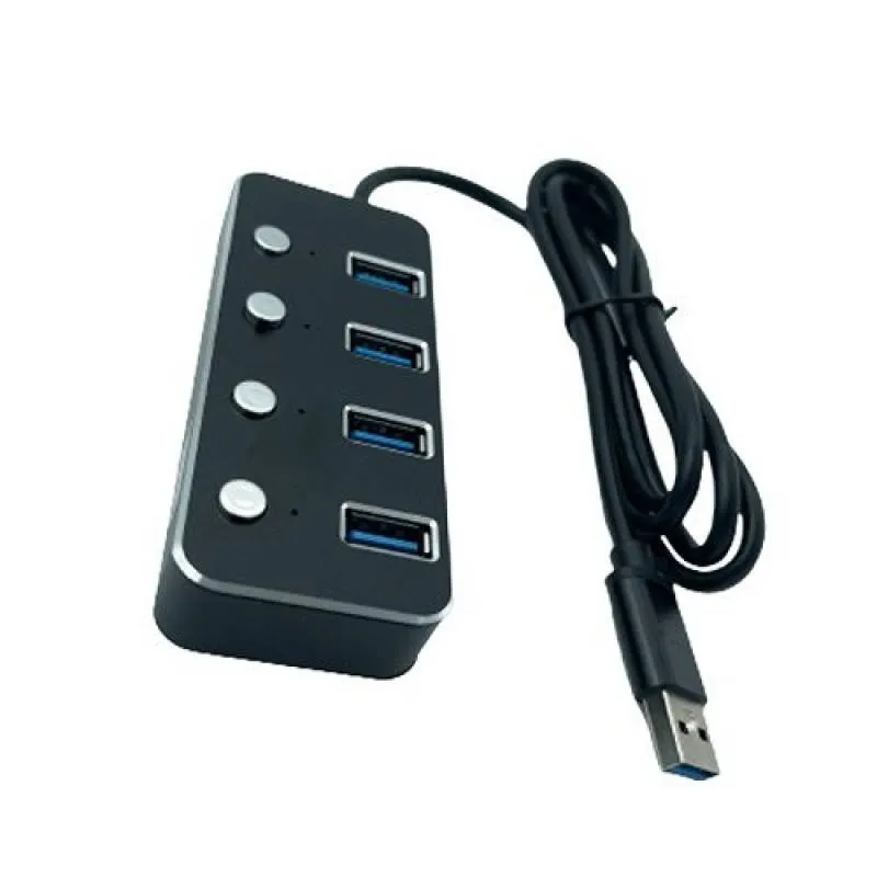 هاب 4 پورت USB.3 کلید دار کی نت مدل H5 K-HUAMH504