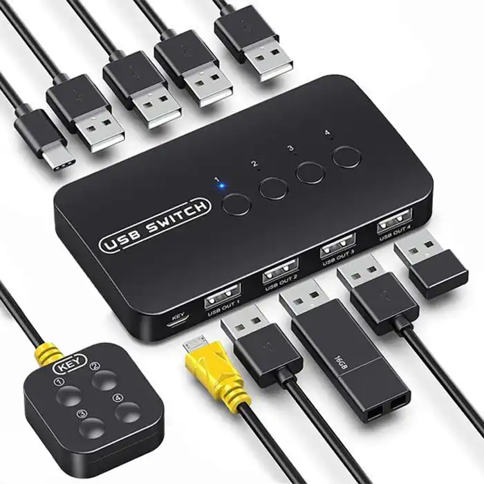 هاب سوئیچ اتوماتیک 4 پورت پرینتر USB