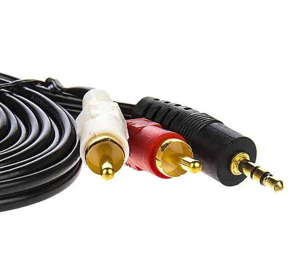کابل تبدیل جک 3.5 میلی متری به دو RCA تسکو مدل TC 81 به طول 2 متر