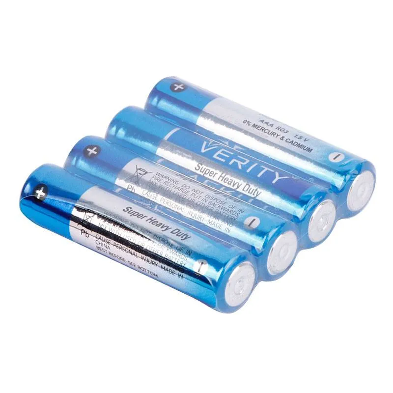 باتری نیم قلمی وریتی مدل Super Heavy Duty بسته 40 عددی شرینک
