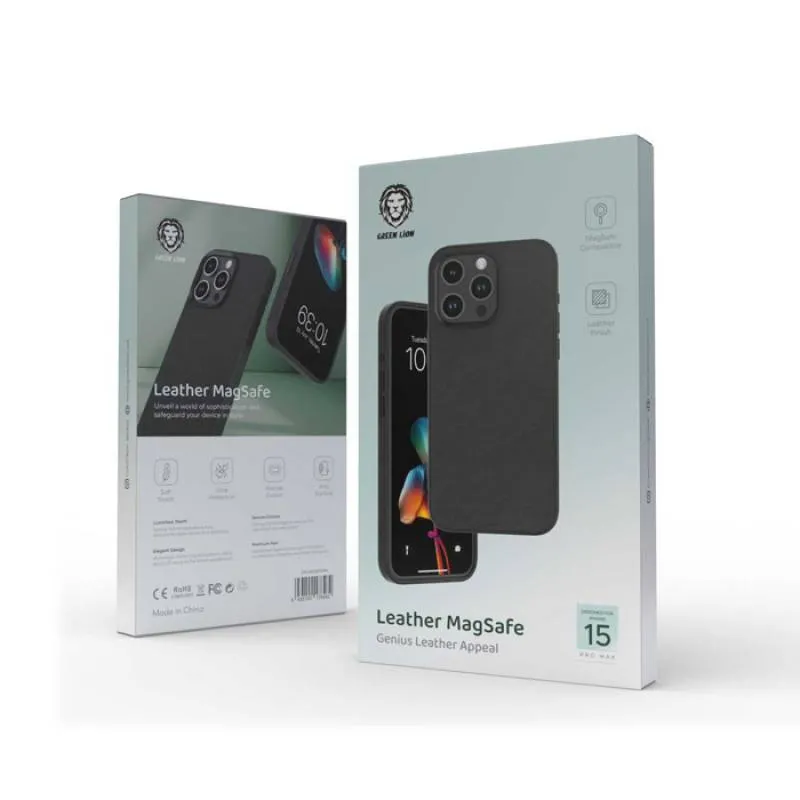 کاور گوشی گرین لاین مدل GNLMG15PMBK مناسب برای iphone 15 Pro Max