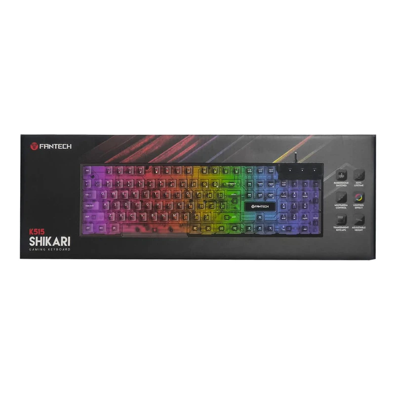 کیبورد مخصوص بازی فنتک مدل K515 SHIKARI