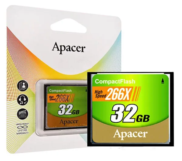 کارت حافظه CF اپیسر مدل High Speed سرعت 266X ظرفیت 32 گیگابایت