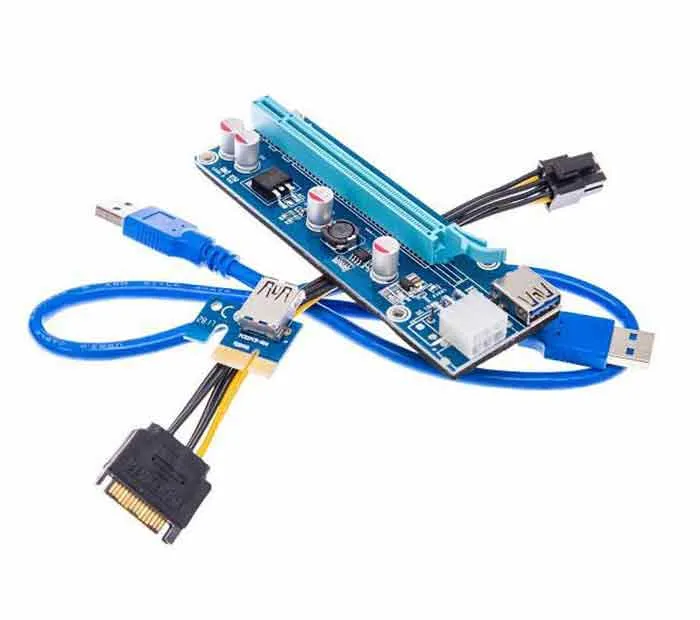 رایزر گرافیک تبدیل PCI EXPRESS X1 به X16 مدل 009s