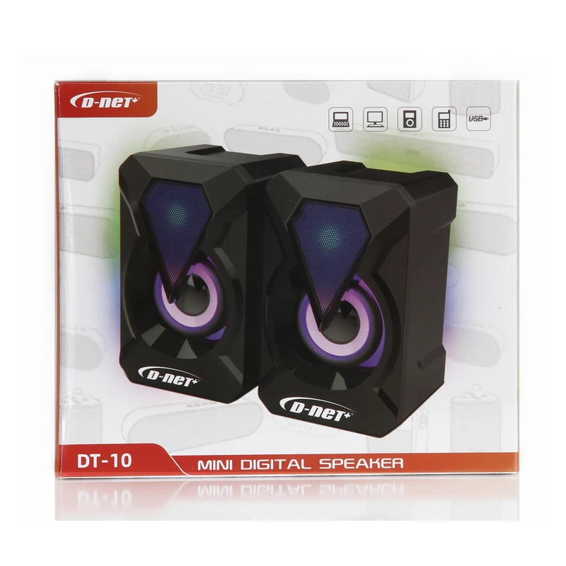 اسپیکر دکستاپ دی نت مدل DT-10 RGB
