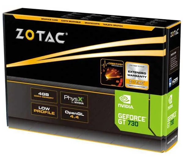 کارت گرافیک زوتک مدل GT 730 4GB