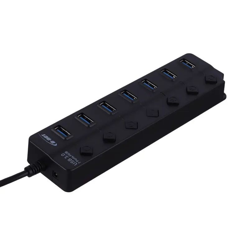 هاب 7 پورت USB 3.0 دی نت DT-480 کلید دار