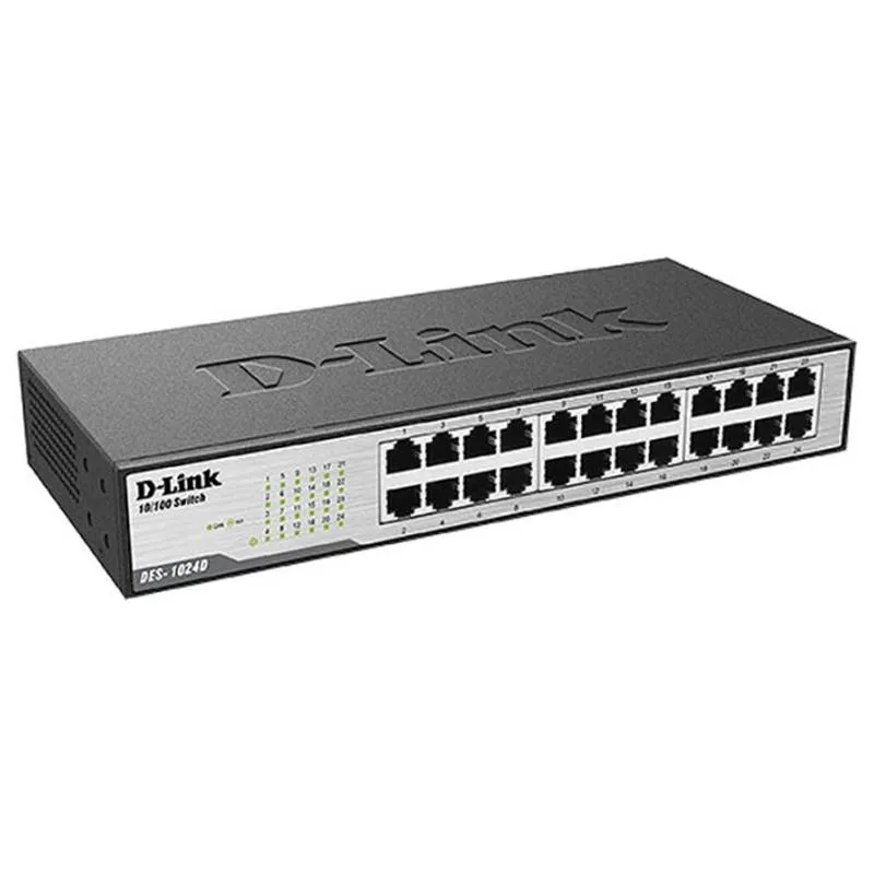 سوییچ 24 پورت غیر مدیریتی و دسکتاپ دی-لینک مدل DGS-1024D دست دوم