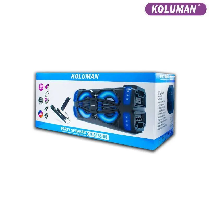 اسپیکر بلوتوث شارژی کلومن مدل K-S135-50