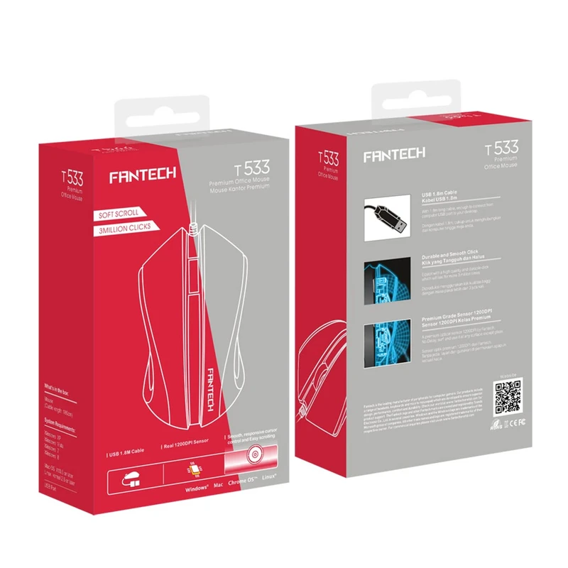 ماوس فنتک مدل T533 Professional