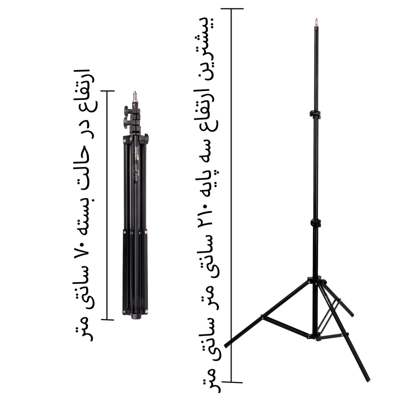رینگ لایت 18 اینچی مدل LJJ-45 همراه پایه