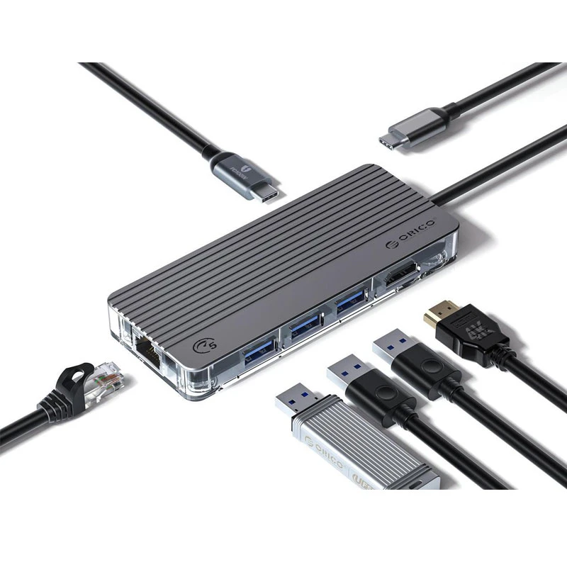 هاب 6 پورت Type-C اوریکو مدل WB-6RJ-V1