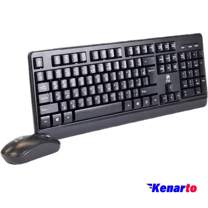 کیبورد و ماوس بی سیم پی نت  مدل KM-1000