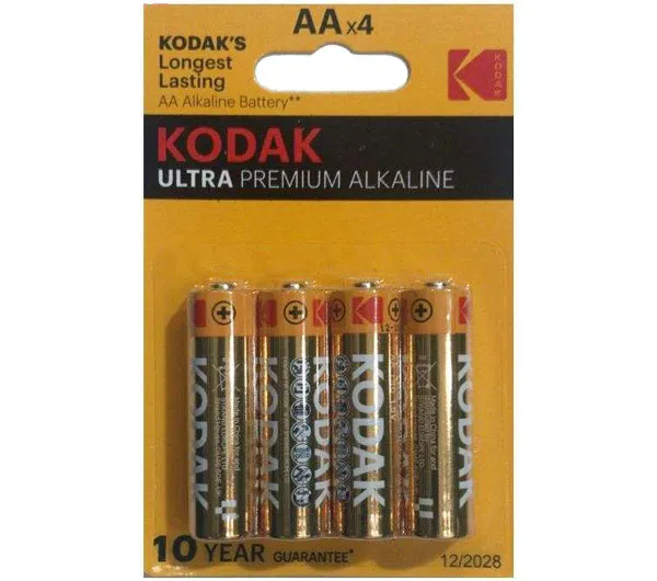 باتری قلمی آلکالاین کداک مدل Ultra بسته 4 عددی
