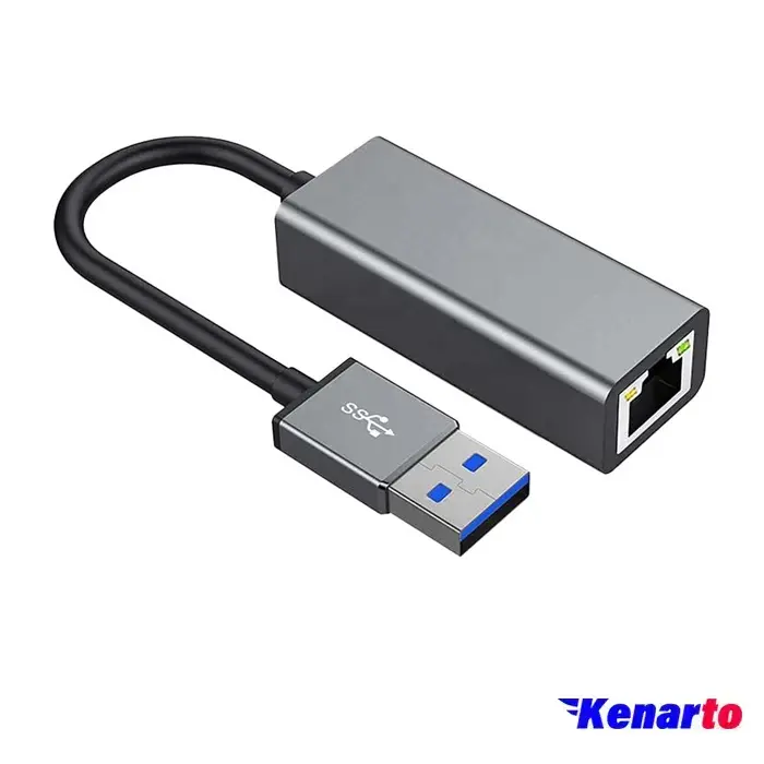 تبدیل USB3.0 به LAN کی نت مدل K-COAM30LAN هزار