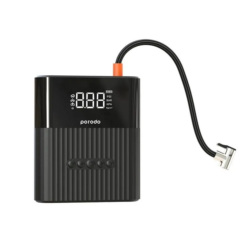 پمپ باد شارژی و پاور بانک خودرو پرودو مدل pd-2in1jsap