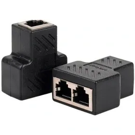 برل شبکه 1 به 2 RJ45 فلزی