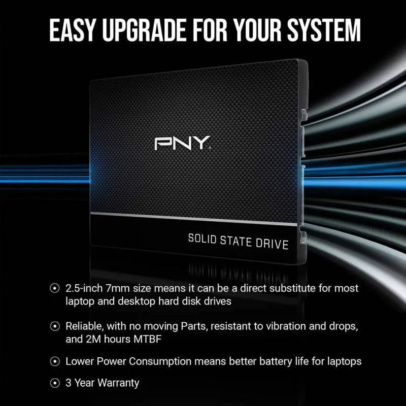 اس اس دی اینترنال پی ان وای مدل CS900 ظرفیت 250 گیگابایت
