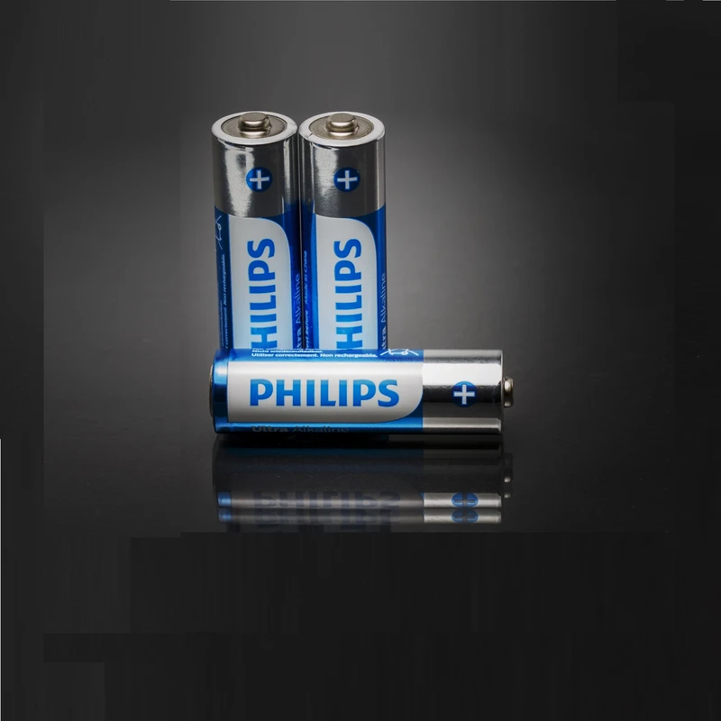 باتری نیم قلمی فیلیپس مدل Ultra Alkaline LR03E4B/40 بسته 4 عددی