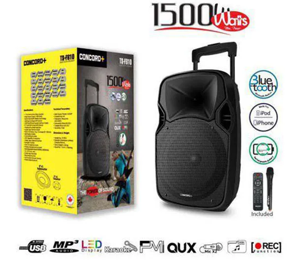 اسپیکر پرتابل چمدانی کنکورد مدل TS-F810
