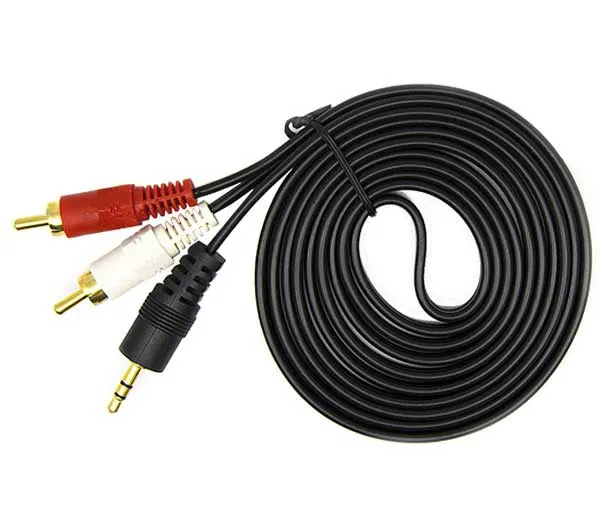 کابل تبدیل جک 3.5 میلی متری به دو RCA ونوس طول 1.5 متر