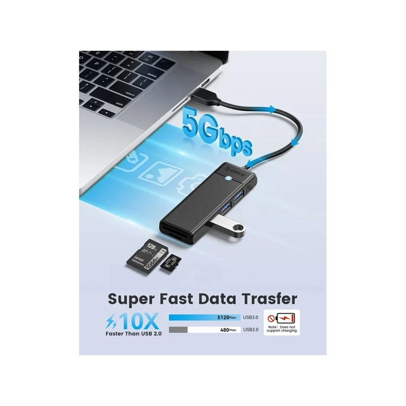 هاب 5 پورت USB 3.0 اوریکو مدل PAPW3AT-U3-015