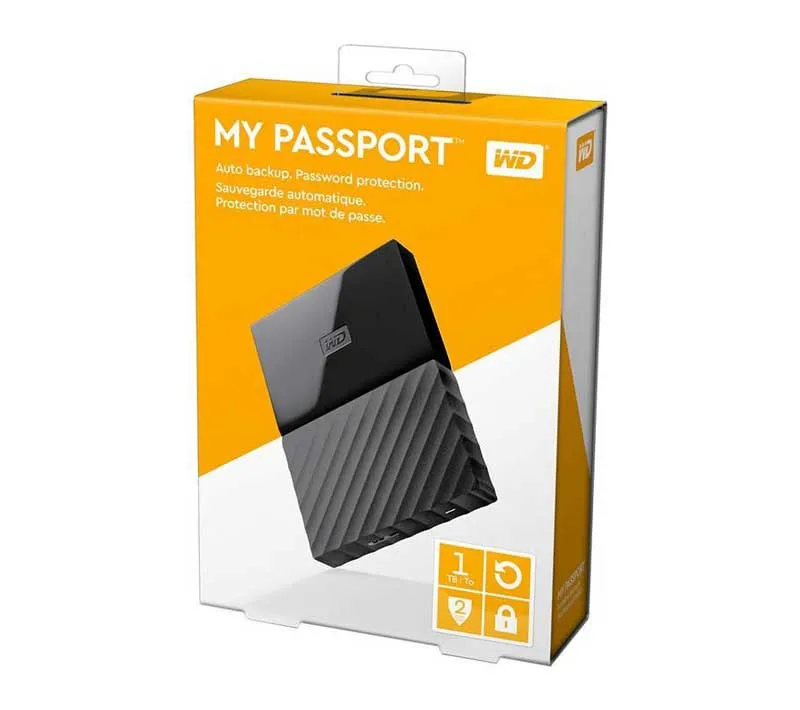 هارد اکسترنال وسترن دیجیتال مدل My Passport WDBYNN0010B ظرفیت 1 ترابایت