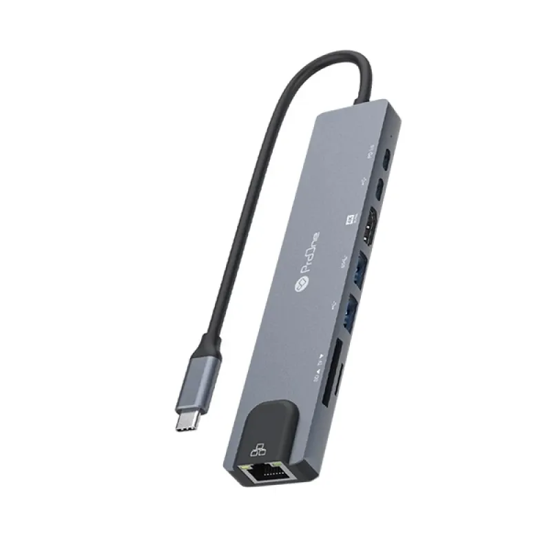 هاب هفت پورت USB-C پرووان مدل PHU595