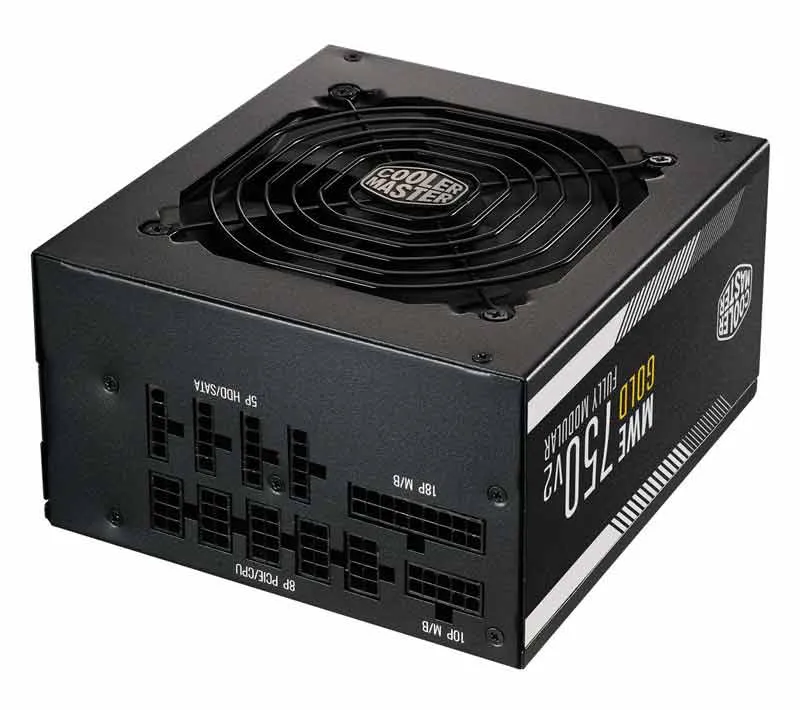 منبع تغذیه کامپیوتر کولر مستر مدل MWE GOLD 750 – V2 FULL MODULAR