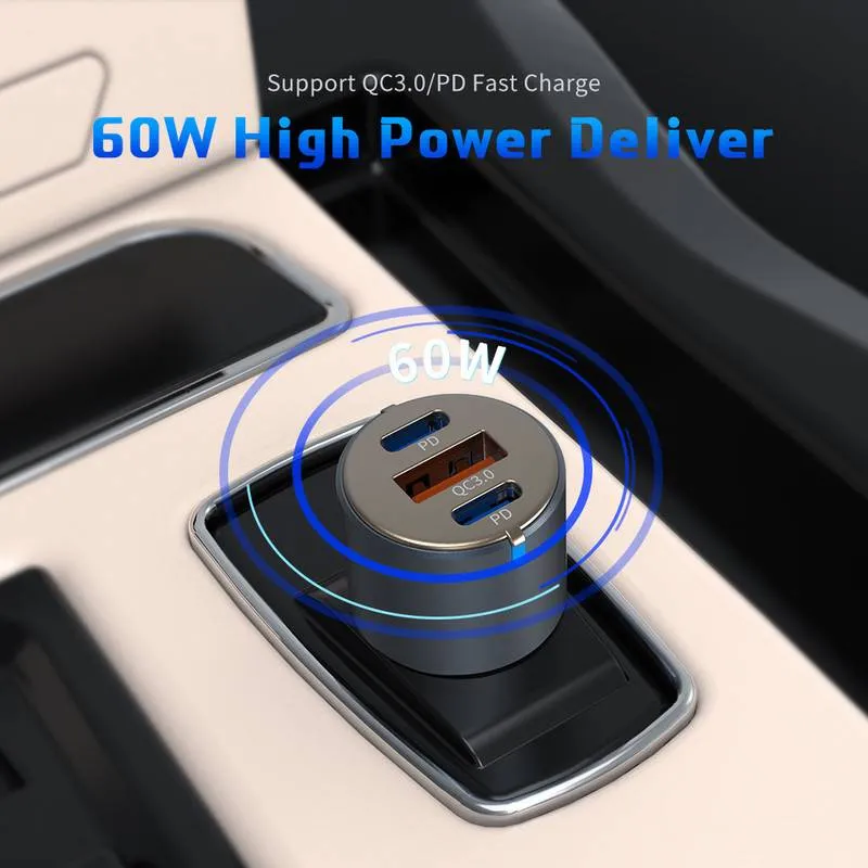 شارژر فندکی پرووان مدل PCG20 60W