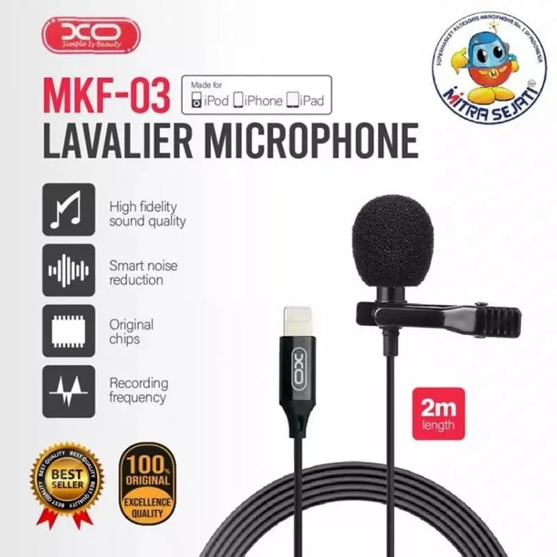 میکروفون یقه ای ایکس او مدل MKF-03