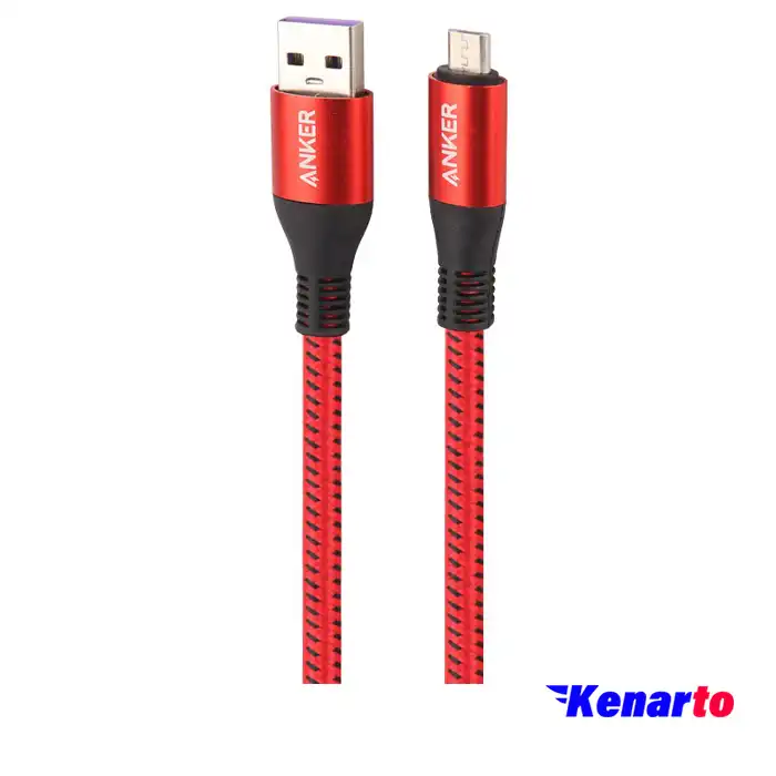 کابل تبدیل USB به MicroUSB انکر مدل AF-010 طول 1 متر