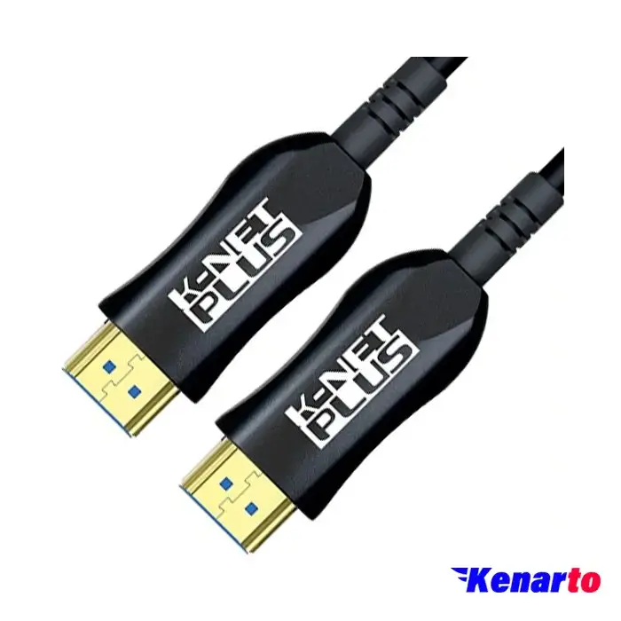 کابل HDMI فیبر نوری کی نت پلاس مدل KP-CHAOC300 8K طول 30 متری
