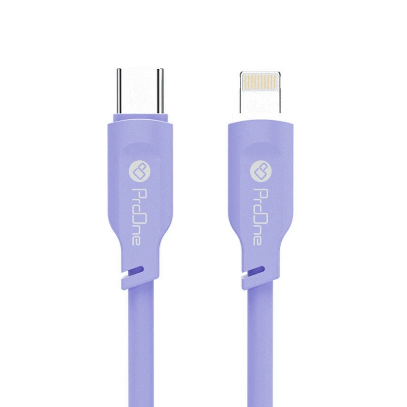 کابل تبدیل Type-C به Lightining پرووان مدل PCC143 PD طول 1.2 متر