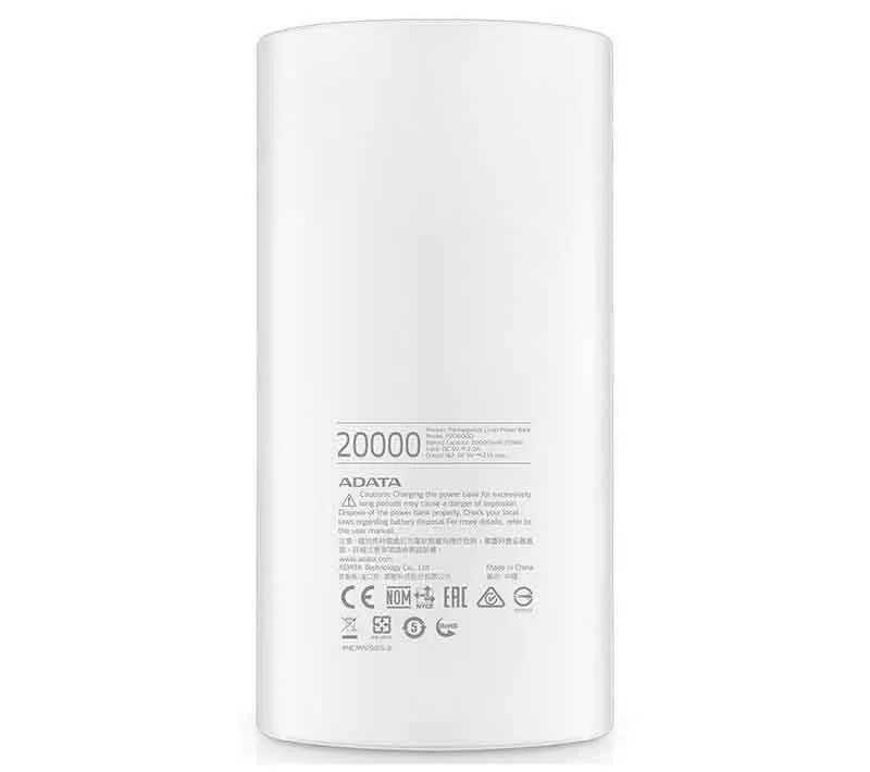 شارژر همراه ای دیتا مدل P20000D ظرفیت 20000 میلی آمپر ساعت