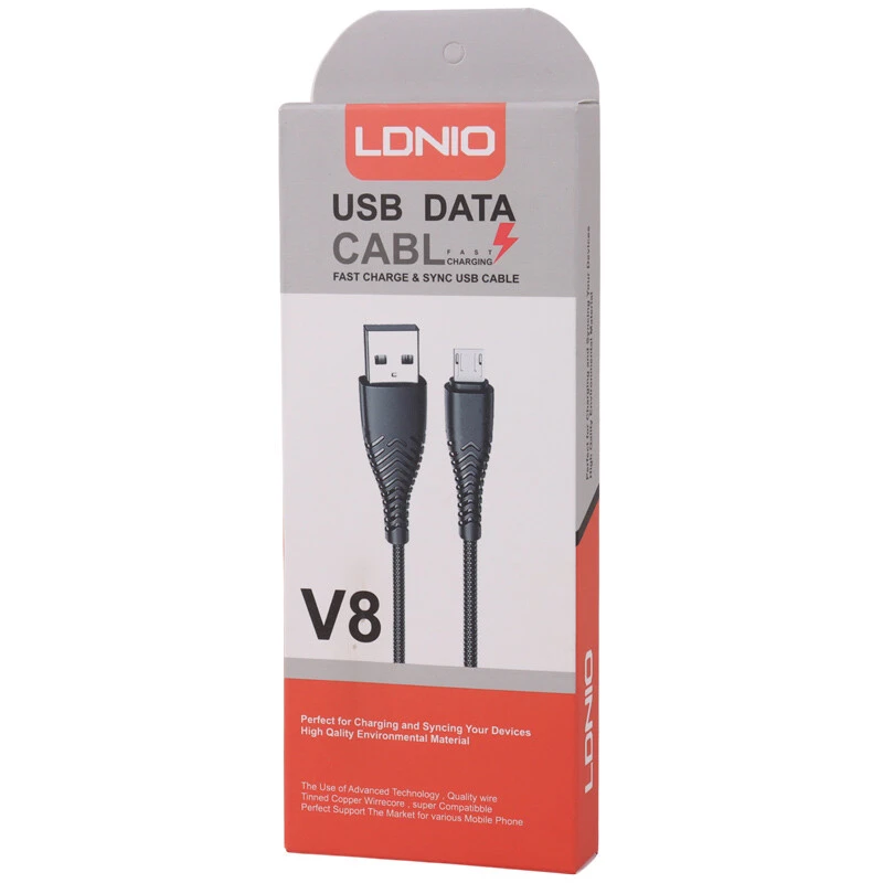 کابل تبدیل USB به Micro USB الدینیو مدل V8 طول 1 متر