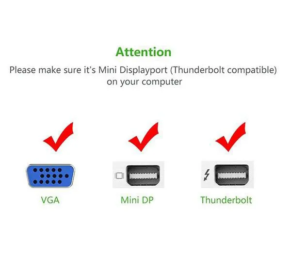 تبدیل Mini Displayport به VGA