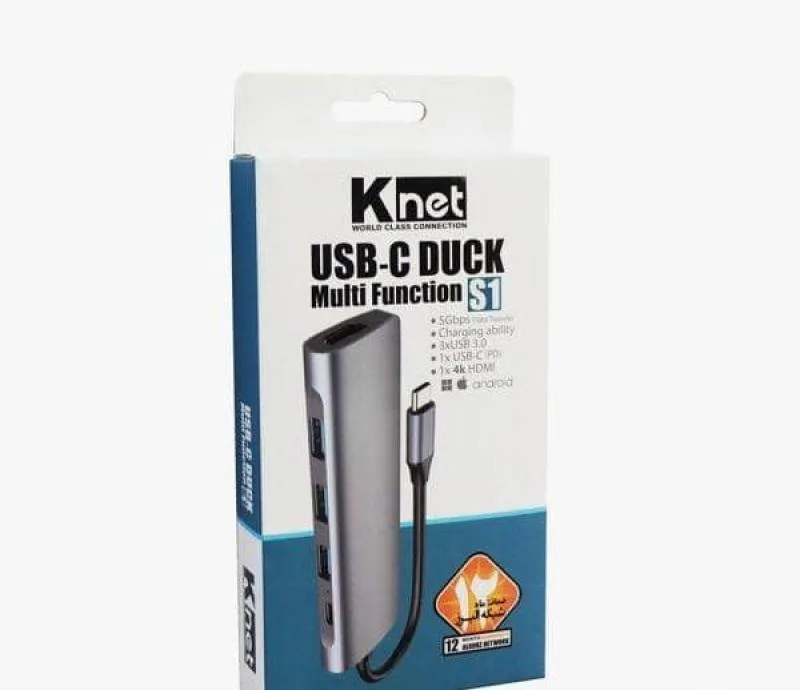 هاب 5 پورت Type-C کی نت مدل MFCMS105