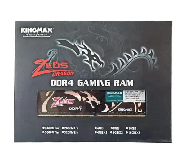 رم دسکتاپ DDR4 تک کاناله 3200 مگاهرتز CL17 کینگ مکس مدل Zeus Dragon ظرفیت 16گیگابایت رم دسکتاپ DDR4 تک کاناله 3200 مگاهرتز CL17 کینگ مکس مدل Zeus Dragon ظرفیت 16گیگابایت