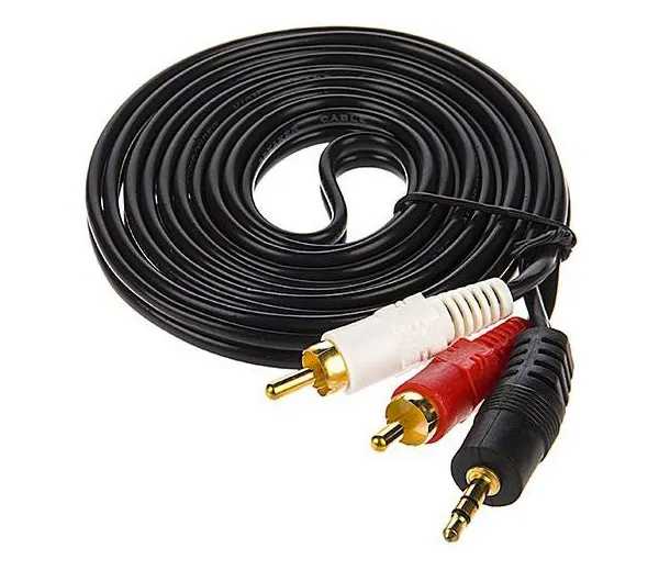 کابل تبدیل جک 3.5 میلی متری به دو RCA تسکو مدل TC 81 به طول 2 متر