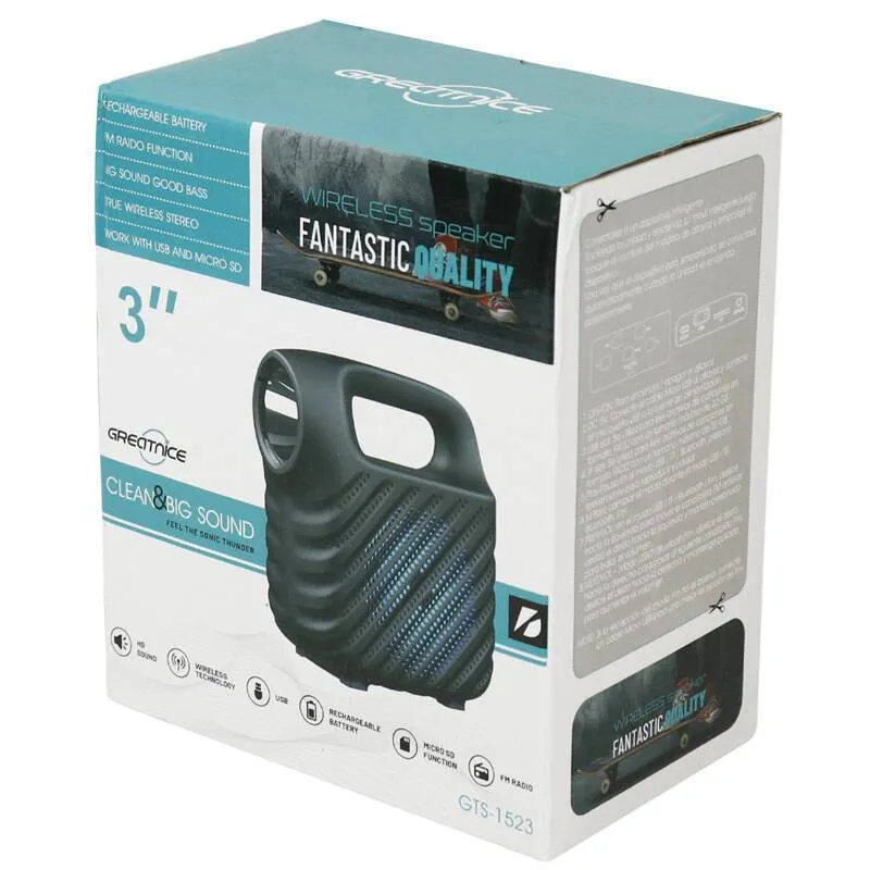 اسپیکر بلوتوثی قابل حمل گریت نایس مدل GTS-1523