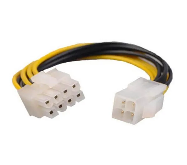 کابل تبدیل برق 4 پین ATX به 8 پین نری